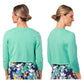 Three Quarter Sleeve Cotton Shrug