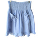 Cotton Shorts, Ruffle Legs, Tie Pockets, One Size, loose fitting