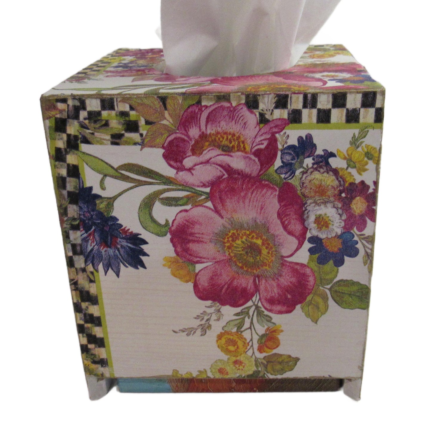 Hand crafted Wood tissue box cover