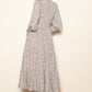 Blossom Floral Smocked Tiered Midi Dress