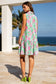 Summer Glow Collared Coral Sands Dress