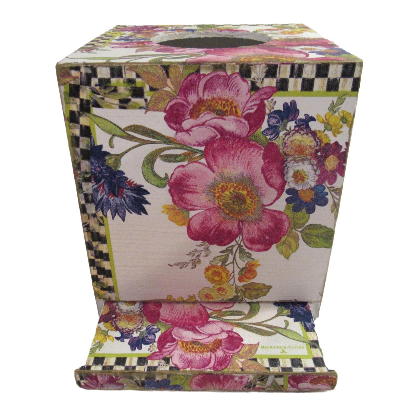 Hand crafted Wood tissue box cover