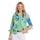 Floral Splash Print Jacket