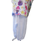 White Linen Cropped Balloon Pants
