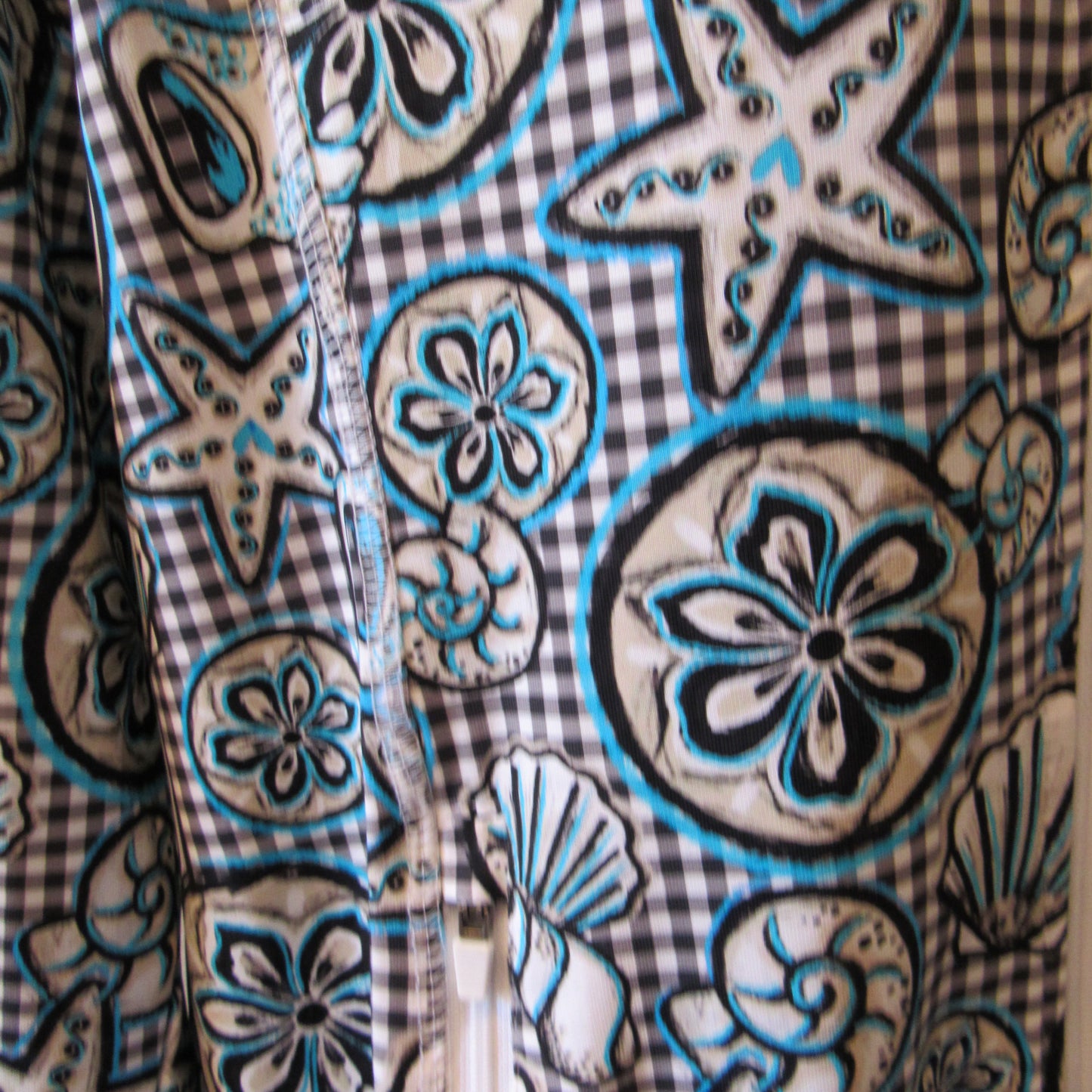 Lulu-B Coastal Seashell Print Full-Zip Jacket | UPF 50+