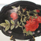 Black and red tole tray style tray