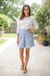 Cotton Shorts with Ruffle Legs - One Size Elastic Waist