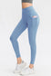 Premium active yoga leggings with side pockets