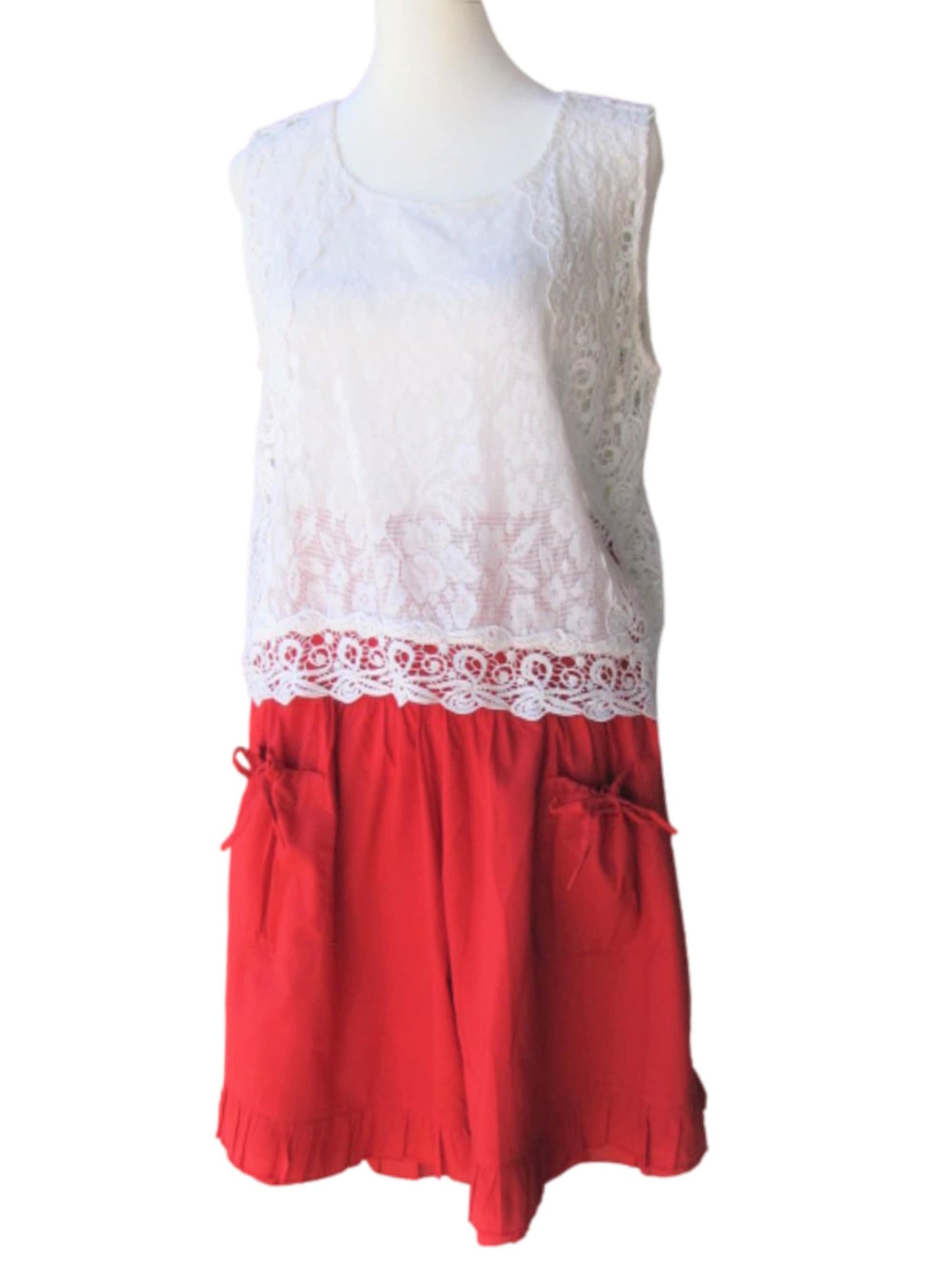 Cotton Shorts, Ruffle Legs, Tie Pockets, One Size, loose fitting