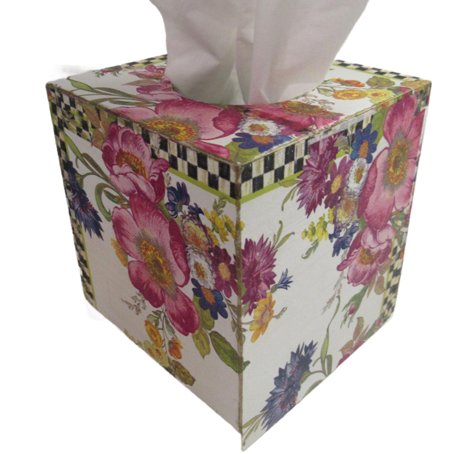 Hand crafted Wood tissue box cover