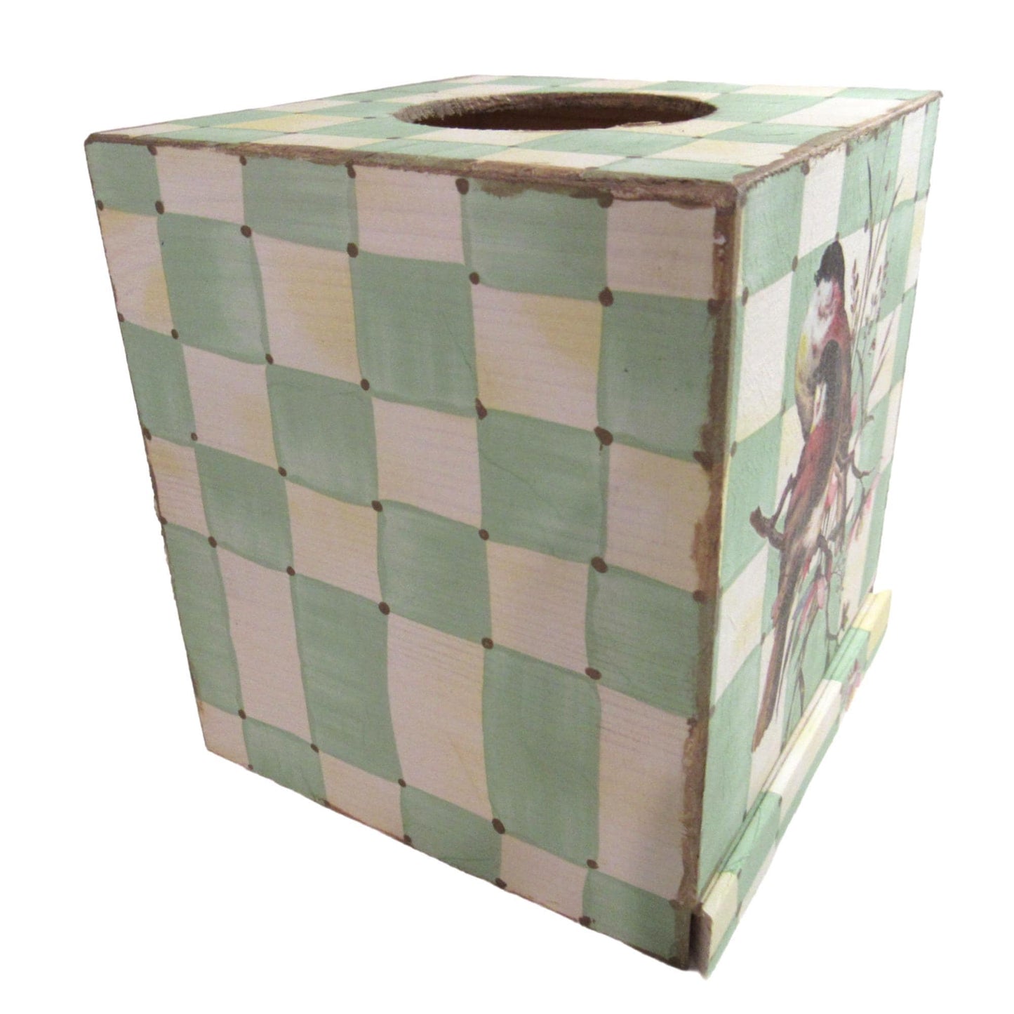 Hand crafted Wood tissue box cover