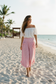 Pink and White Stripe Pants Lifestyle