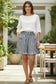 Cotton Shorts with Ruffle Legs - One Size Elastic Waist