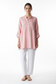Linen Tunic Top, 3/4 Sleeve, Loose Fit (Fits up to Size 16)