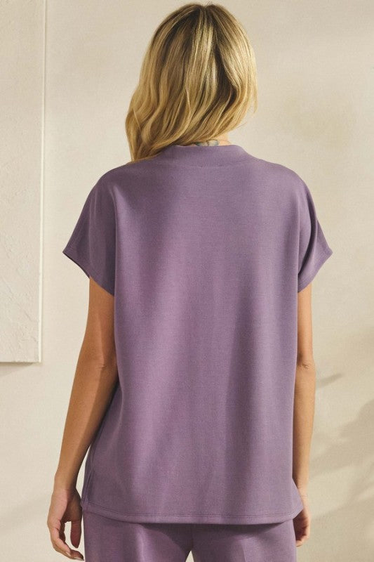 Short Sleeve V-neck top