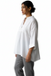 Linen Tunic Top with Collar and Pintuck Detail - Tori