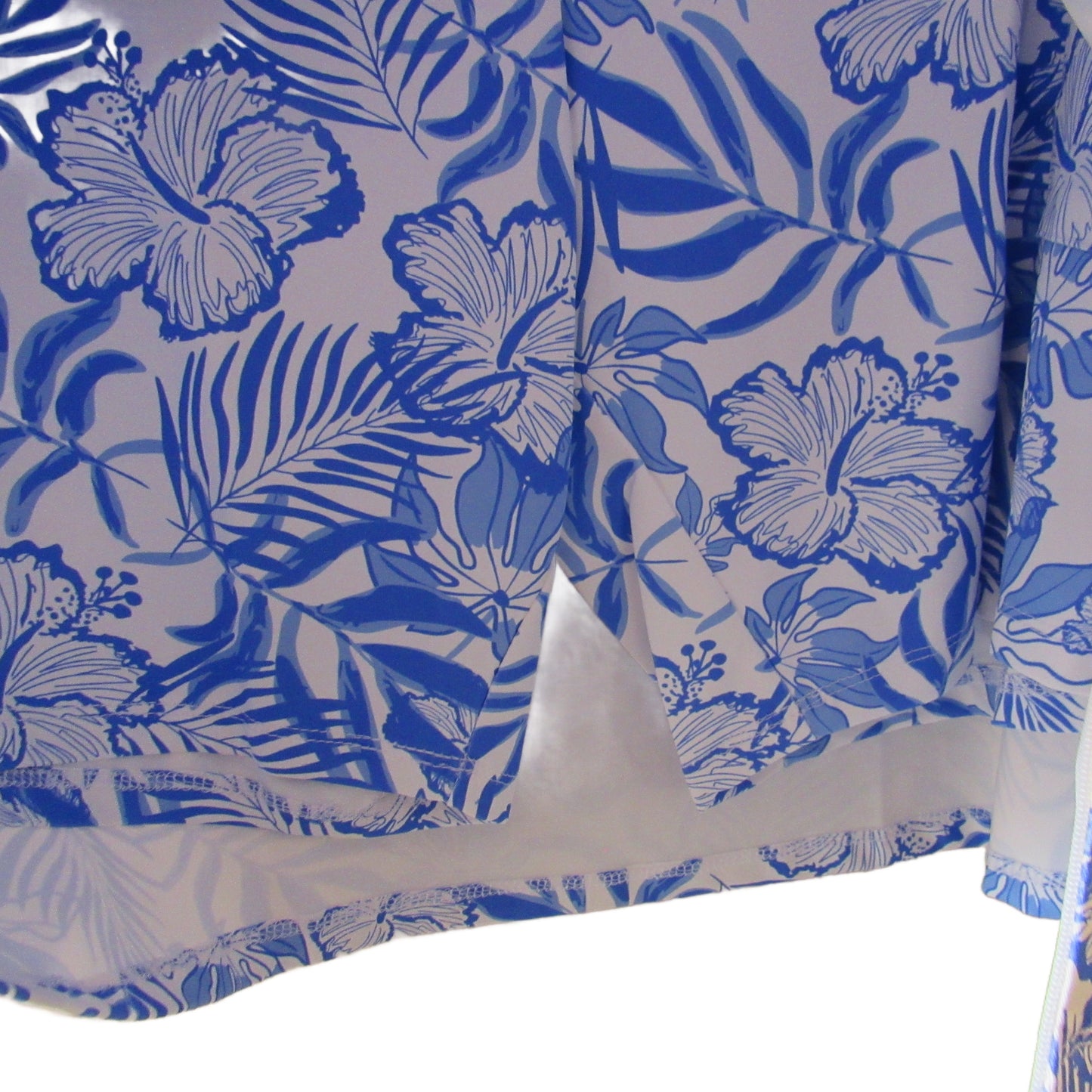 Tropical Palm Print Skort with Pockets - UPF 50+ Sun Protection